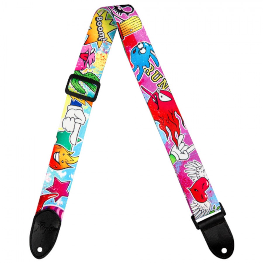 Flight S35 WOW Patterned Ukulele Strap